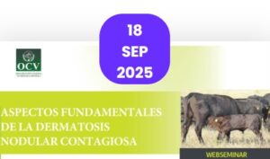 Seminario web: “Aspectos fundamentales de la Dermatosis Nodular Contagiosa”, 18 de septiembre